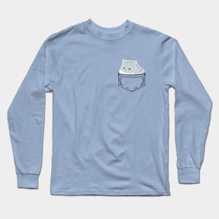 British Shorthair in a pocket Long Sleeve T-Shirt